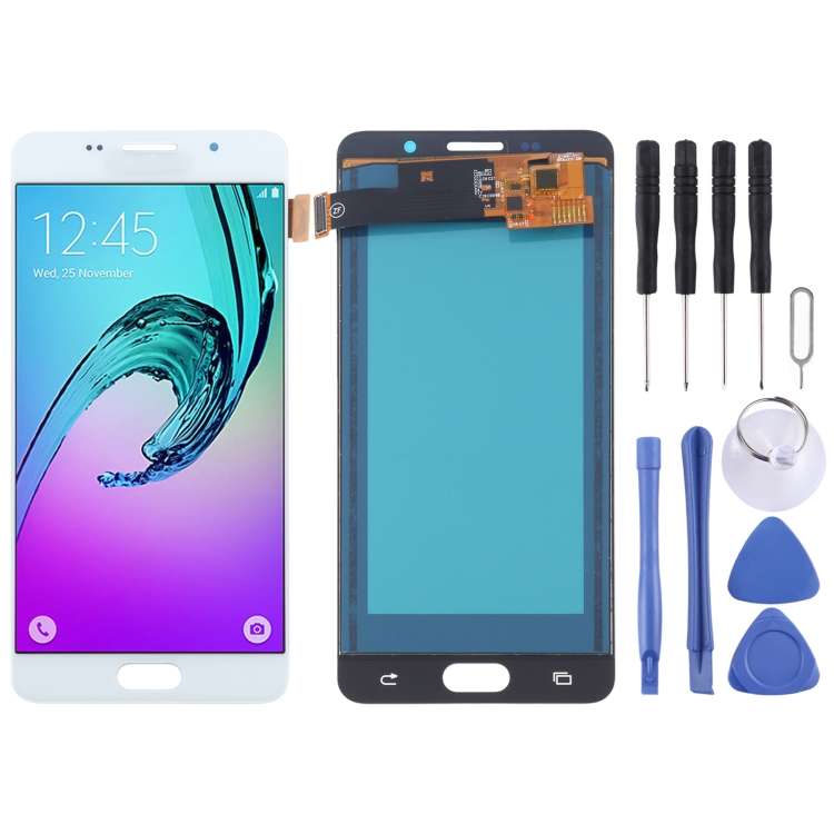 LCD Screen and Digitizer Full Assembly (TFT Material) for Galaxy A5 (2016) / A510, For Galaxy A5 ...