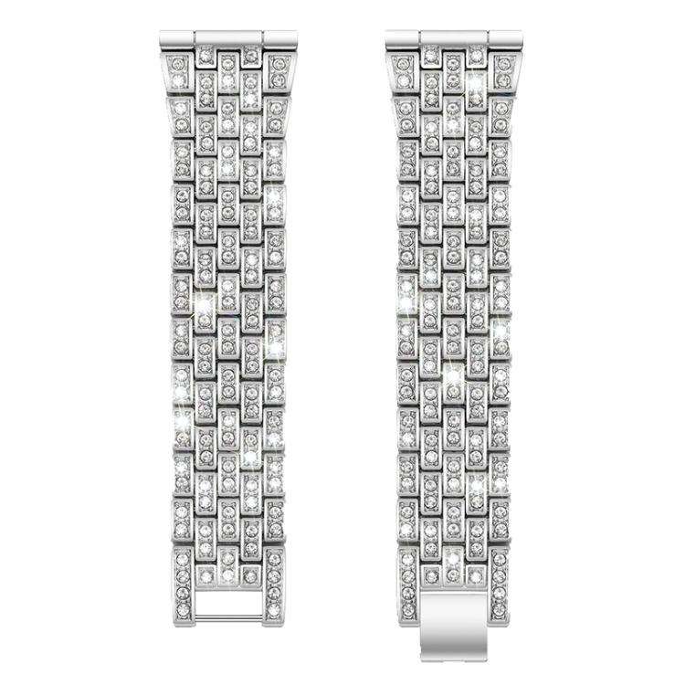xDfind Five Beads Full Diamond Metal Watch Band, 20mm, 22mm, 18mm