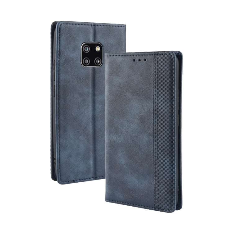 Magnetic Buckle Retro Texture Horizontal Flip Leather Case for Huawei Mate 20 Pro, with Holder &a...