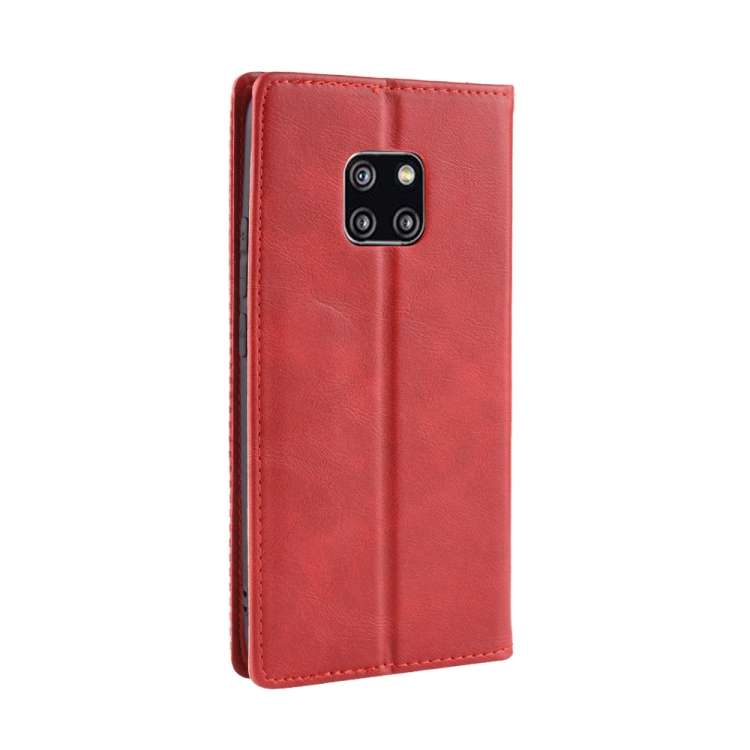 Magnetic Buckle Retro Texture Horizontal Flip Leather Case for Huawei Mate 20 Pro, with Holder &a...
