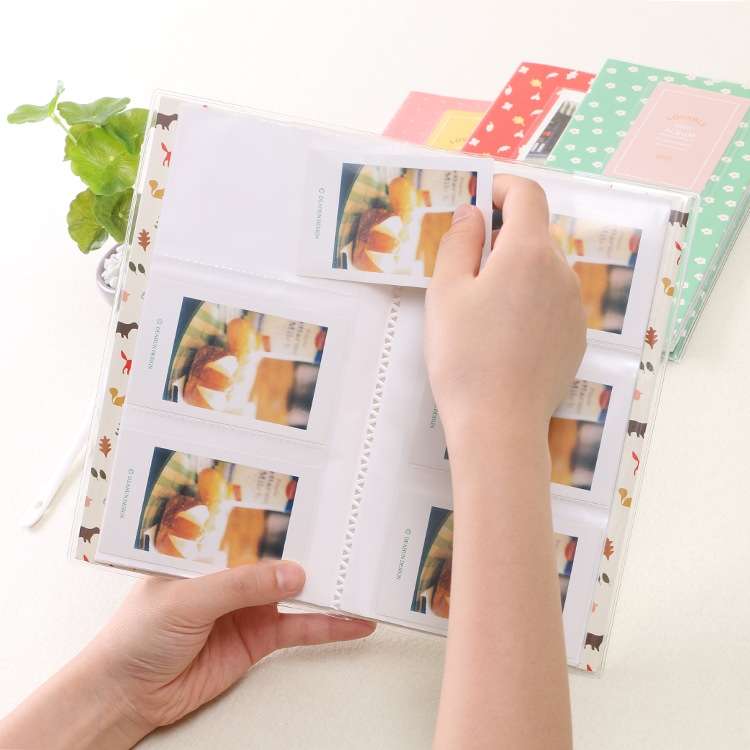 3 inch DIY Creativity Insert Type Mini Exquisite Photo Album, Four Leaf Clover Pattern, Many Tree...