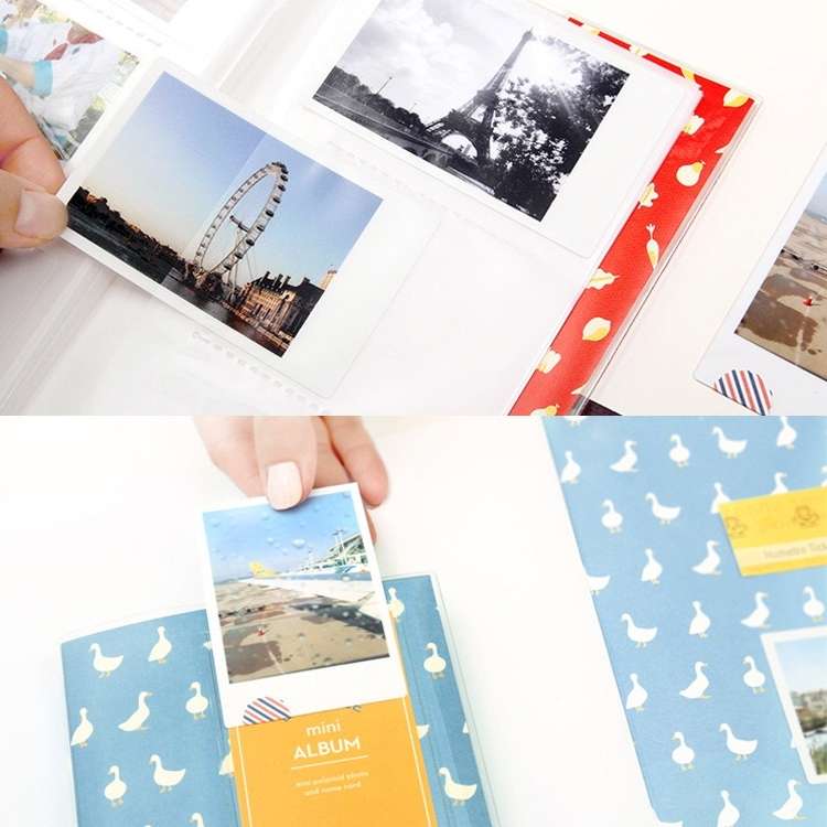 3 inch DIY Creativity Insert Type Mini Exquisite Photo Album, Four Leaf Clover Pattern, Many Tree...