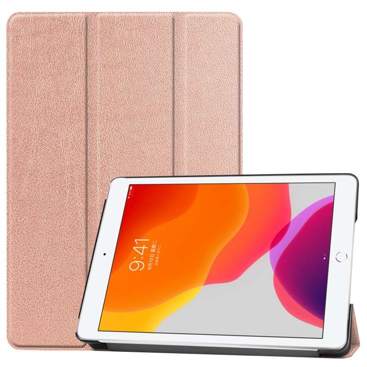 For iPad 10.2 Custer Texture Horizontal Flip Smart PU Leather Case with Sleep / Wake-up Function ...