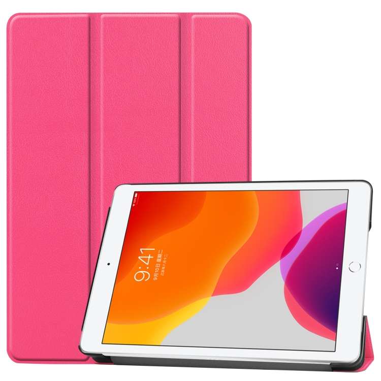 For iPad 10.2 Custer Texture Horizontal Flip Smart PU Leather Case with Sleep / Wake-up Function ...