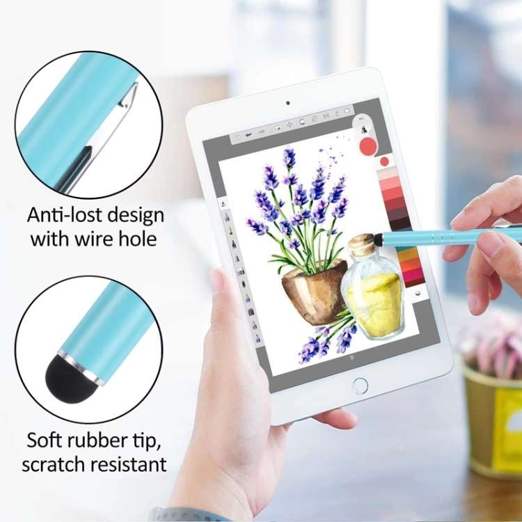 Universal Three Rings Mobile Phone Writing Pen, Phone Writing Pen Sky Blue, Phone Writing Pen Whi...