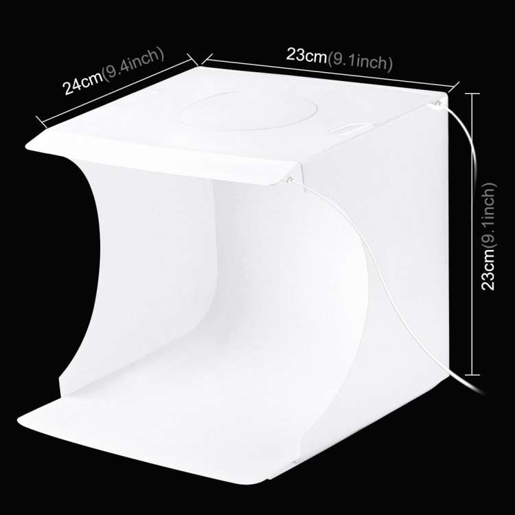 PULUZ 20cm Include 2 LED Panels Folding Portable 1100LM Light Photo Lighting Studio Shooting Tent...