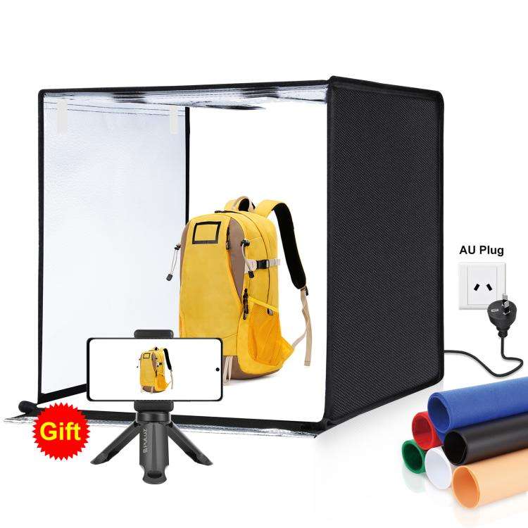 PULUZ Photo Studio Light Box Portable 60 x 60 x 60 cm Light Tent LED 5500K White Light Dimmable M...