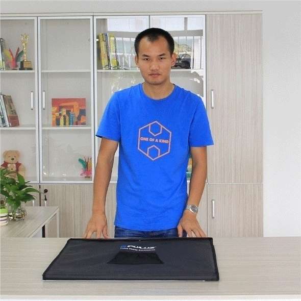 PULUZ Photo Studio Light Box Portable 60 x 60 x 60 cm Light Tent LED 5500K White Light Dimmable M...