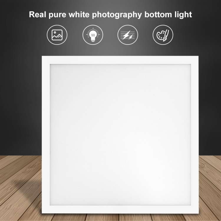 PULUZ 1000LM LED Acrylic No Polar Dimming Shadowless Light Pad with Switch for 40cm Photo Studio ...