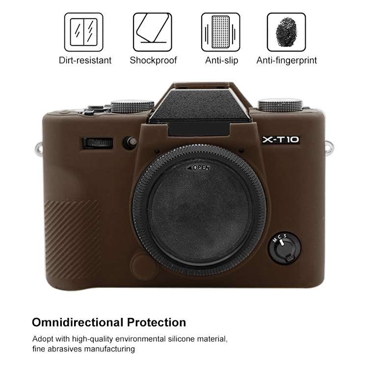 PULUZ Soft Silicone Protective Case for FUJIFILM XT10, For FUJI XT10