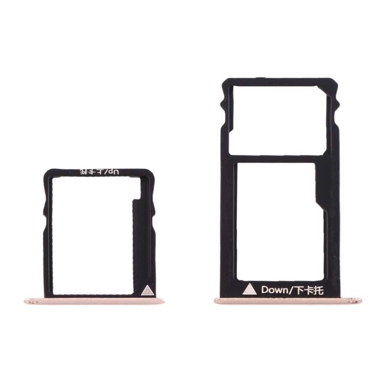 For Huawei Honor 5X / GR5 Micro SIM Card Tray + Nano SIM &amp; Micro SD Card Tray, For Huawei 5X,...