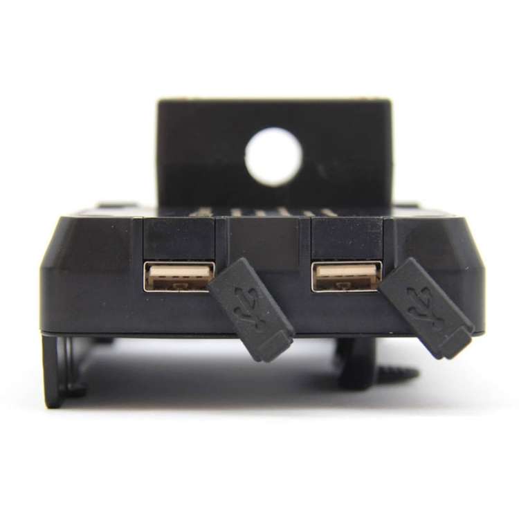 Motorcycle Mobile Phone Holder USB Charger Bracket