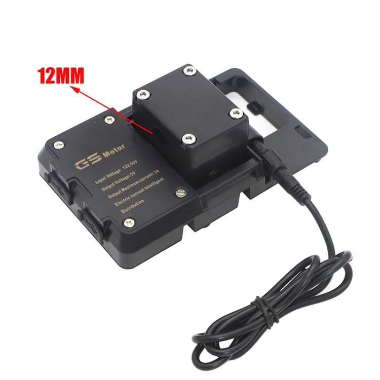 Motorcycle Mobile Phone Holder USB Charger Bracket