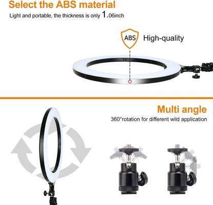 LED 10 Inch Ring Light With Stand
