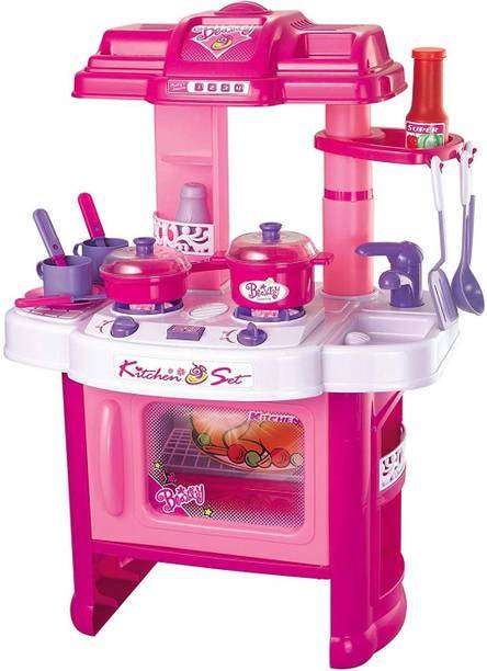 Big Kitchen Cook Set For Kids Pretend Play Toy