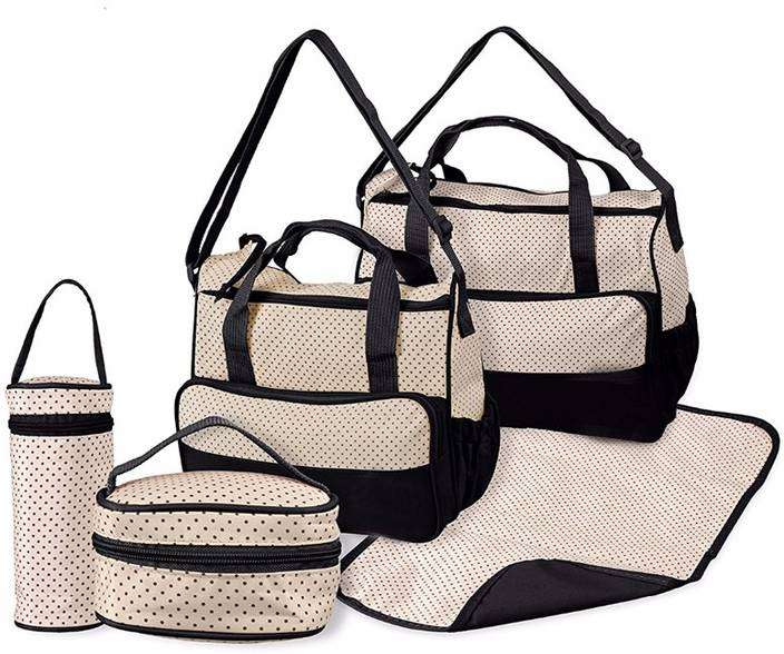 5 in 1 Multifunctional Diaper Bag (BLACK)