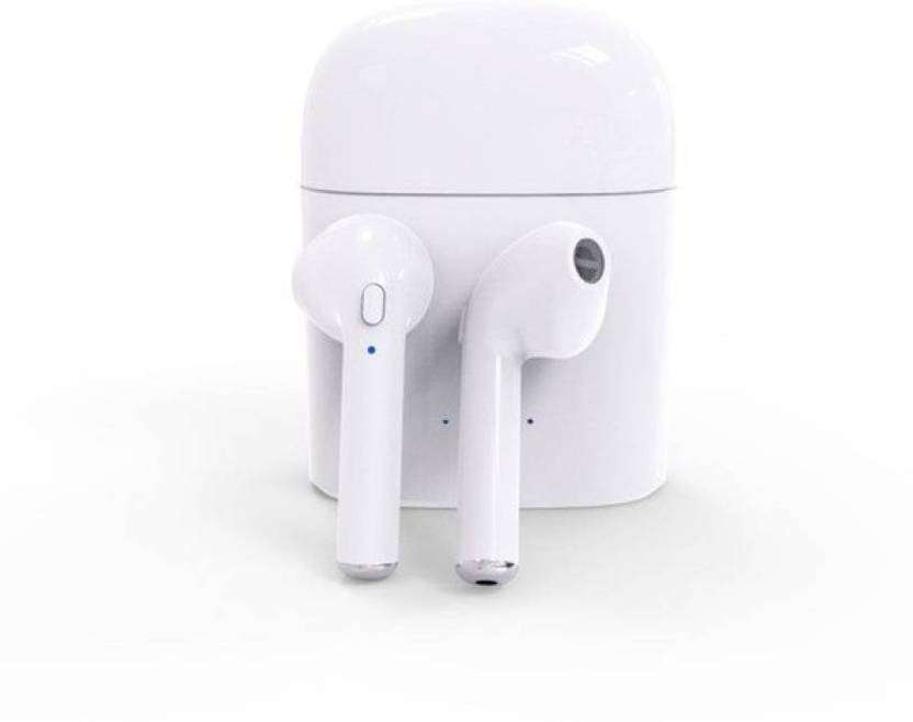 i7 TWS Mini Binaural Bluetooth Earphones Universal Wireless Earbuds - WHITE