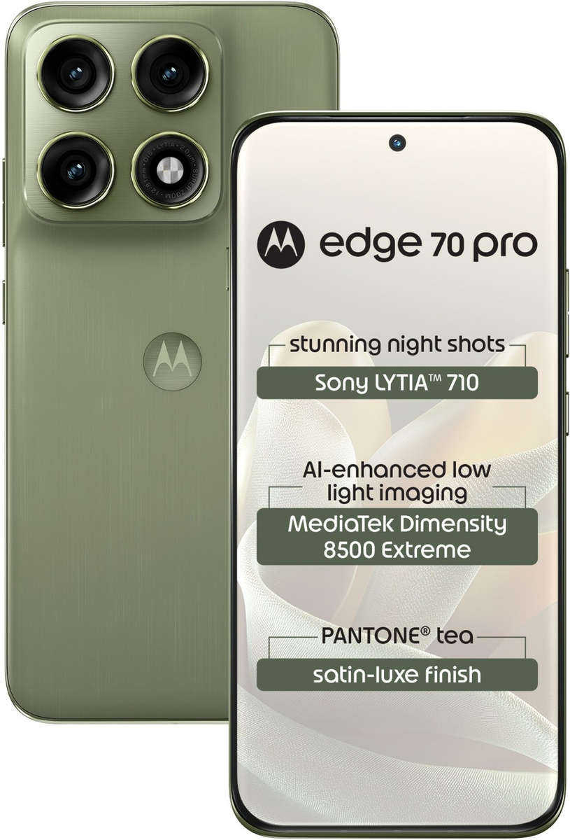 Motorola Edge 70 Pro 5G  12GB RAM + 256GB Storage | Mixed Colours