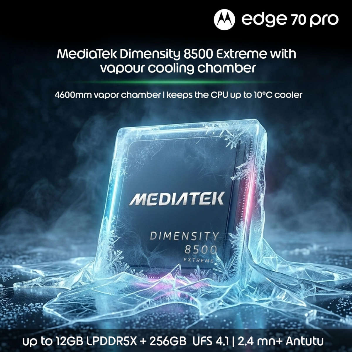 Motorola Edge 70 Pro 5G  12GB RAM + 256GB Storage | Mixed Colours
