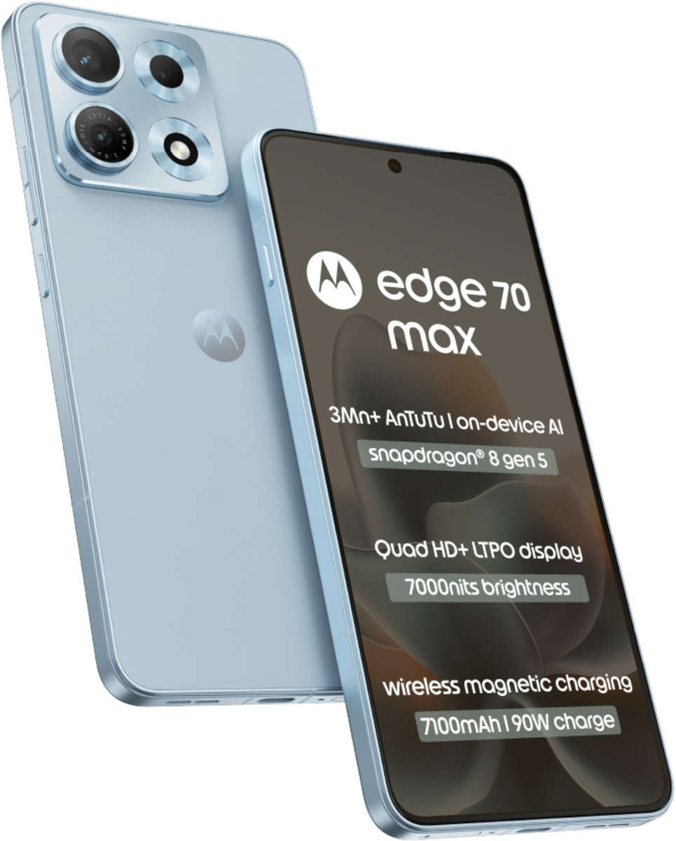 Motorola Edge 70 Max 5G  8GB RAM + 256GB Storage | Mixed Colours