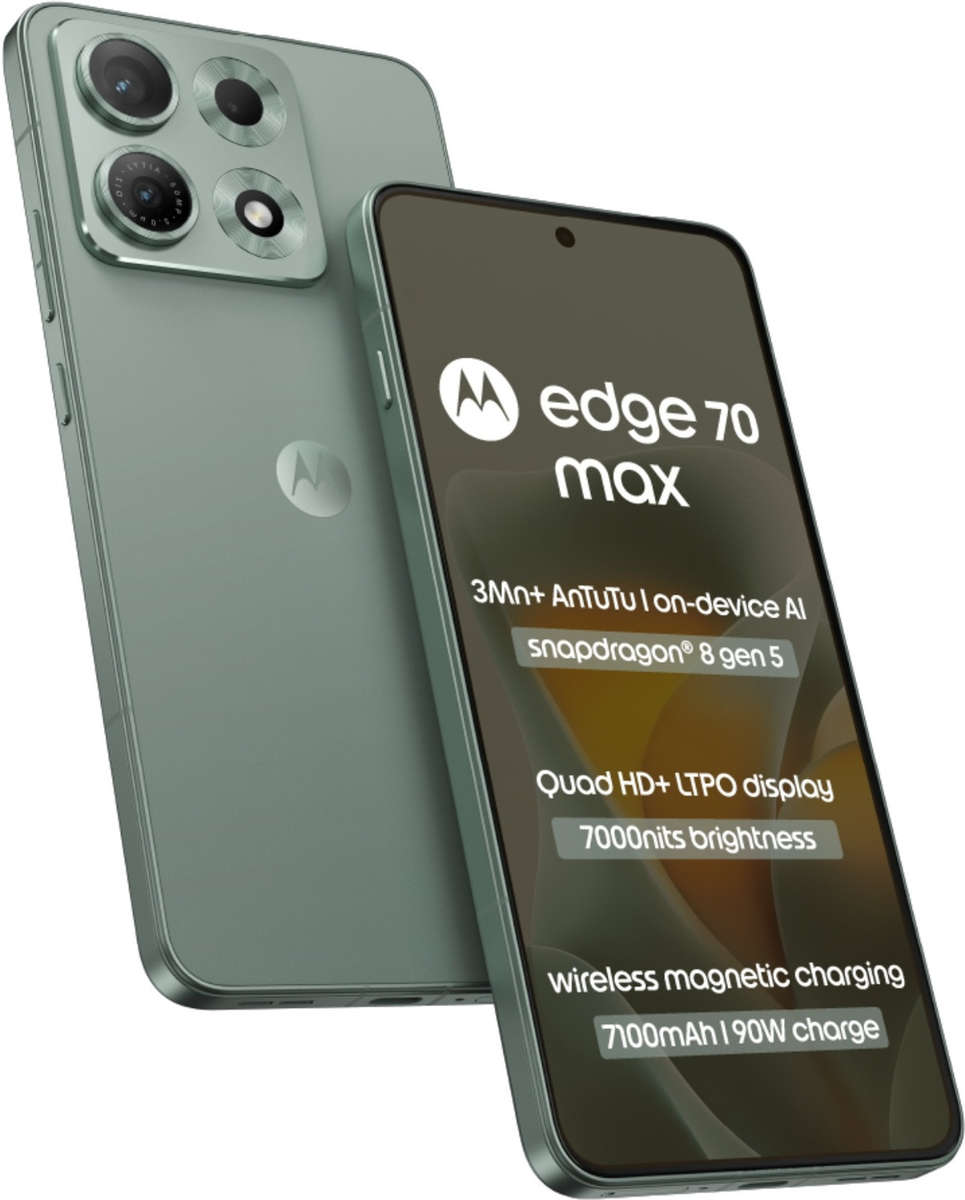 Motorola Edge 70 Max 5G  8GB RAM + 256GB Storage | Mixed Colours