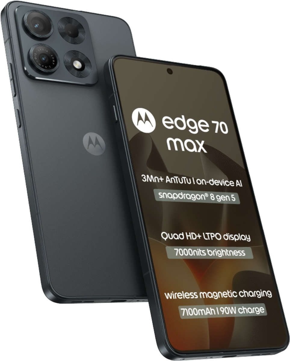 Motorola Edge 70 Max 5G  8GB RAM + 256GB Storage | Mixed Colours