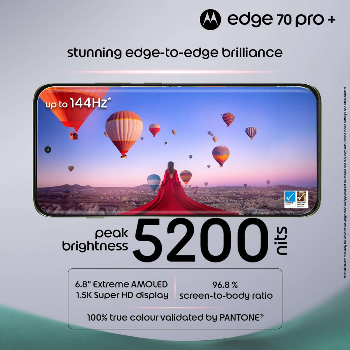 Motorola Edge 70 Pro+ 5G  12GB RAM + 256GB Storage | Mixed Colours