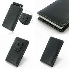 PDair Leather Case for Nokia Lumia 830 (Vertical Pouch Type, Belt Clip Included, Black)