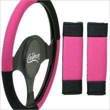 BADGIRL Steering Wheel Cover Plus Shoulder pads