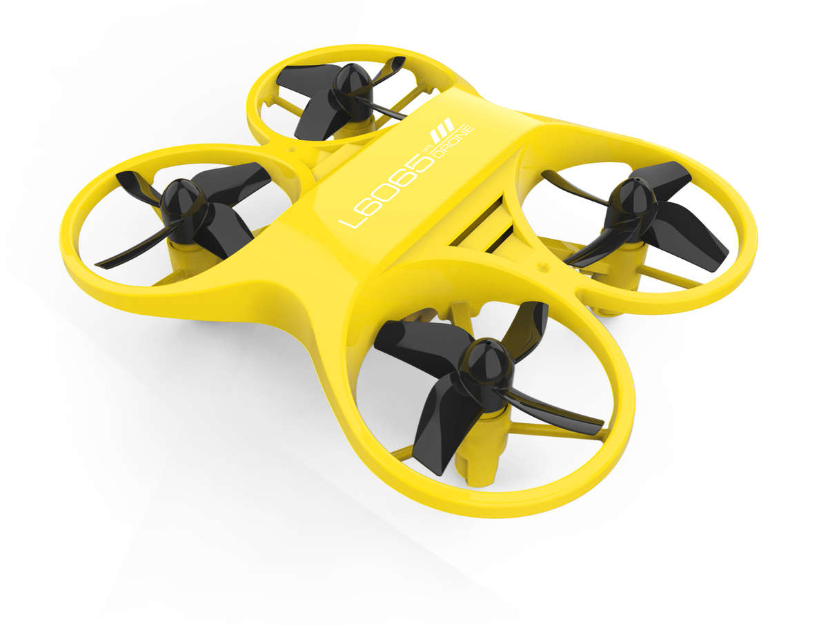 L6065 IR Drone  Mini RC Quadcopter Toy - Yellow