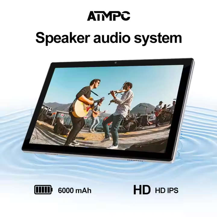 10.1" Android 15 24/128GB Tablet with Keyboard & Case