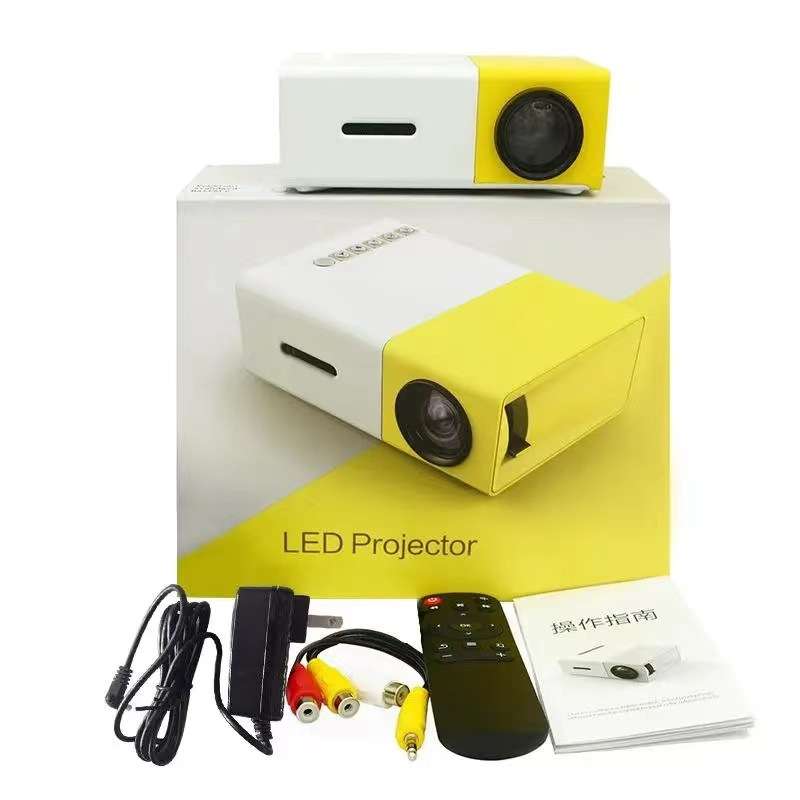 Mini Mobile hd Projector Portable Home Theater DLP Projector High Lumens Wireless Home HD Projector