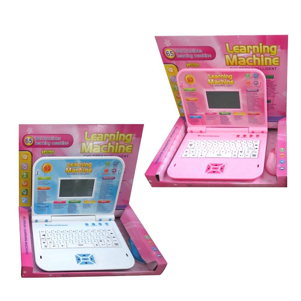 65 Functions Kids Learning Laptop Pink