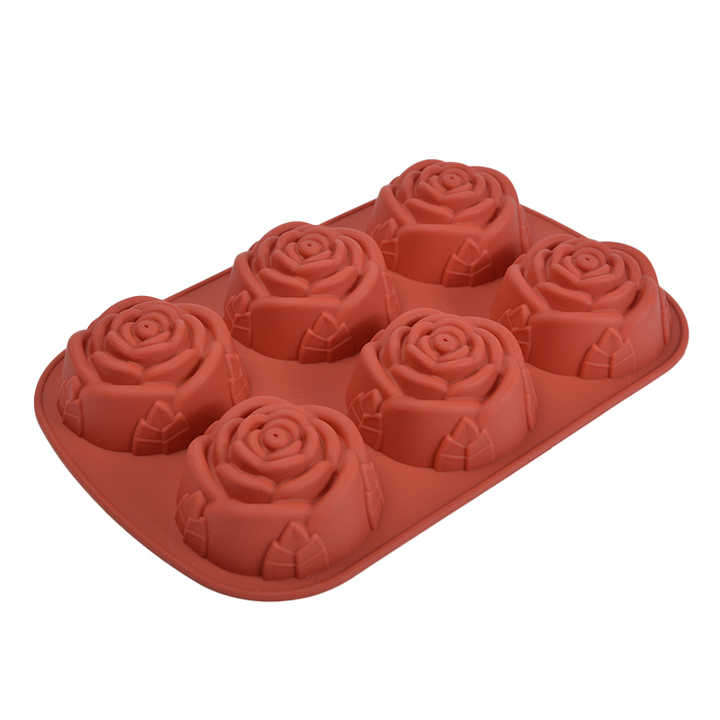 Rose Flower Shape Making Cake Mold Handmade Cake Decoration Baking Pastry Tools