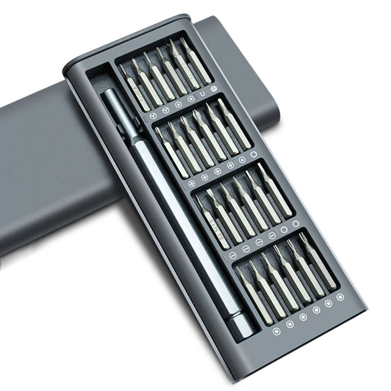 24 in 1 Precision Screwdriver Set Multifunction Magnetic Driver Bit Set Pocket Screwdriver