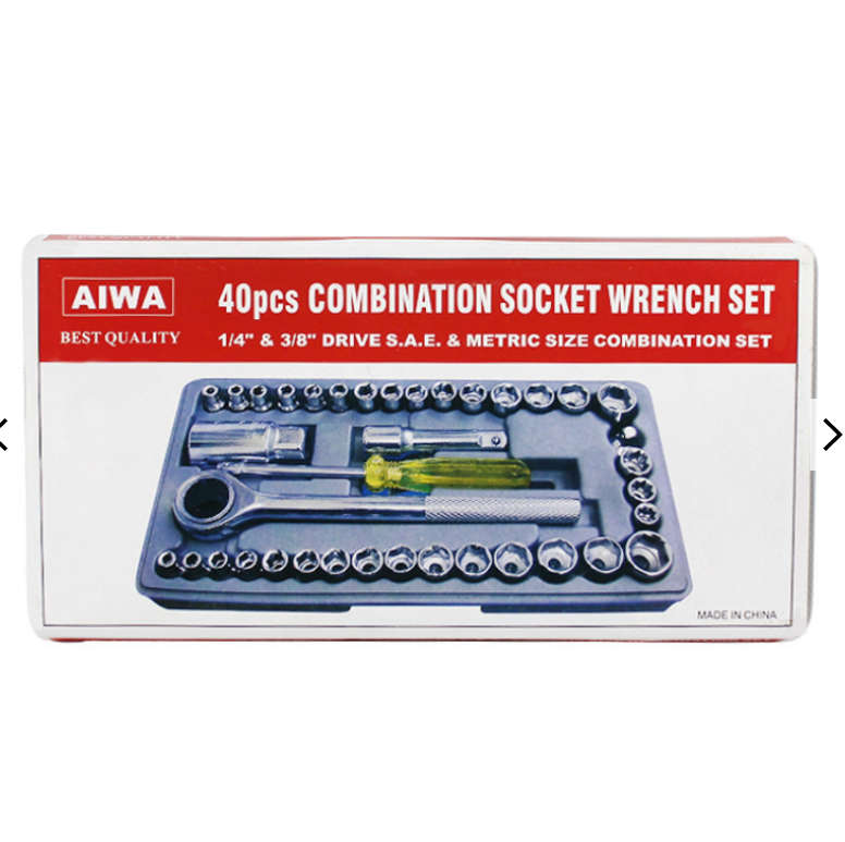 40pc Socket Wrench Set