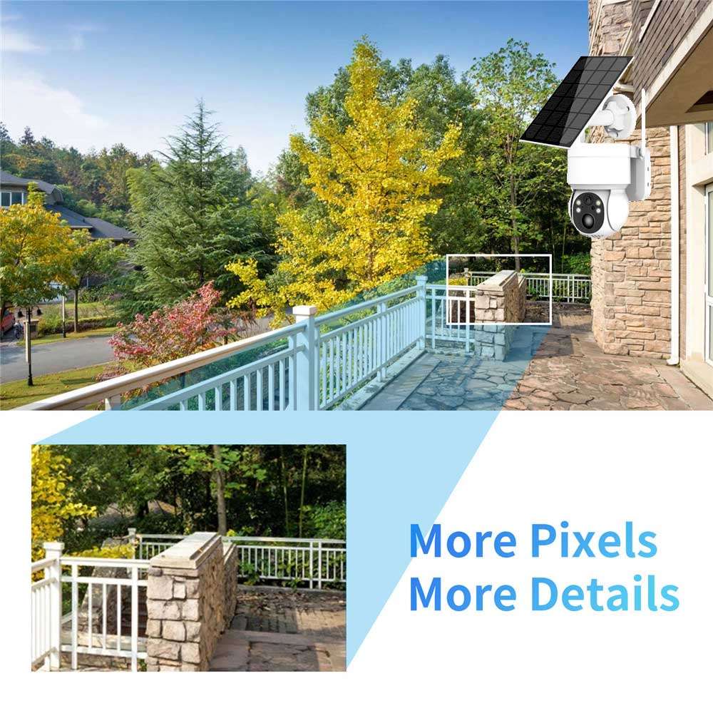 4mp Wifi Outdoor Solar Battery Camera with ICSEE App