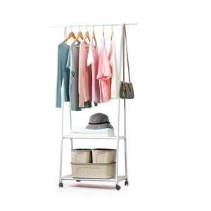 Stock from 6//Standing Triangle Clothes Display Rack With Storage Shelf Rack
