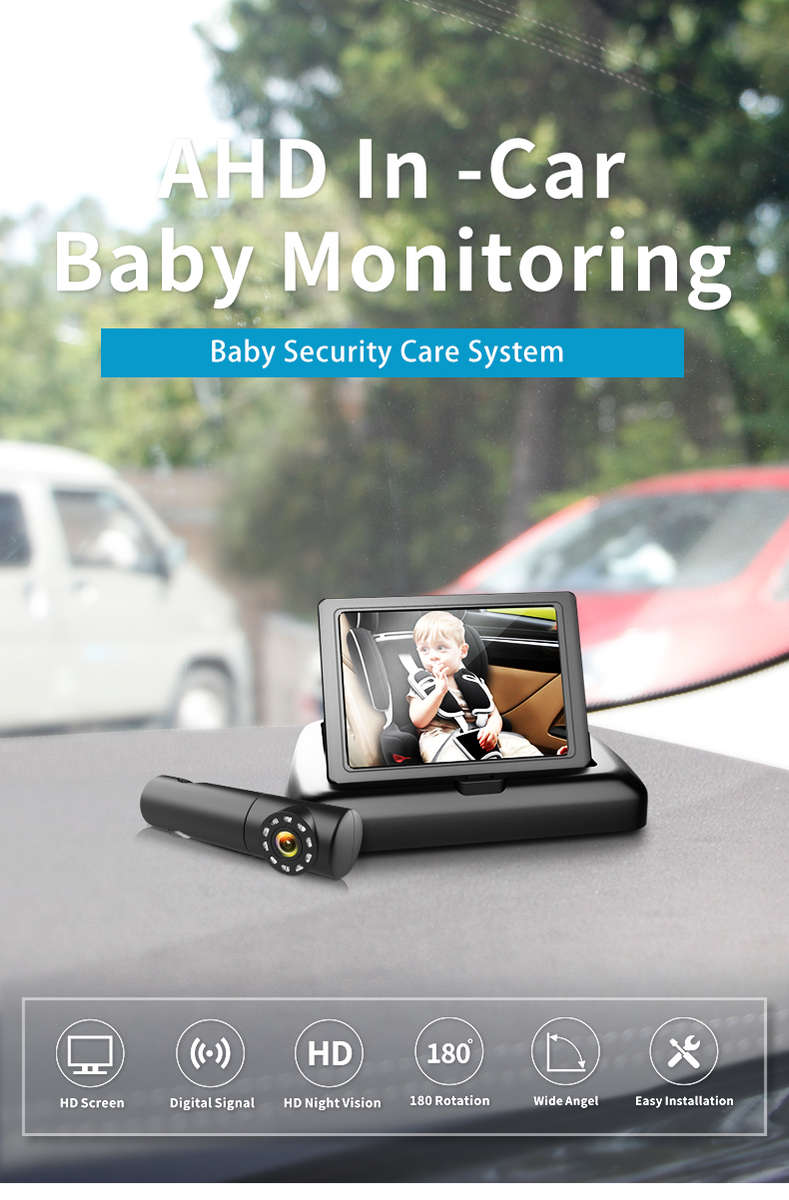 Andowl Full HD1080P Real Time In Car Baby Monitor