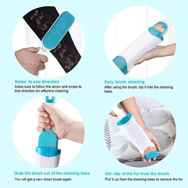 Popular Two-Sided Design Pet Hair Roller Cat Fur Cleaner