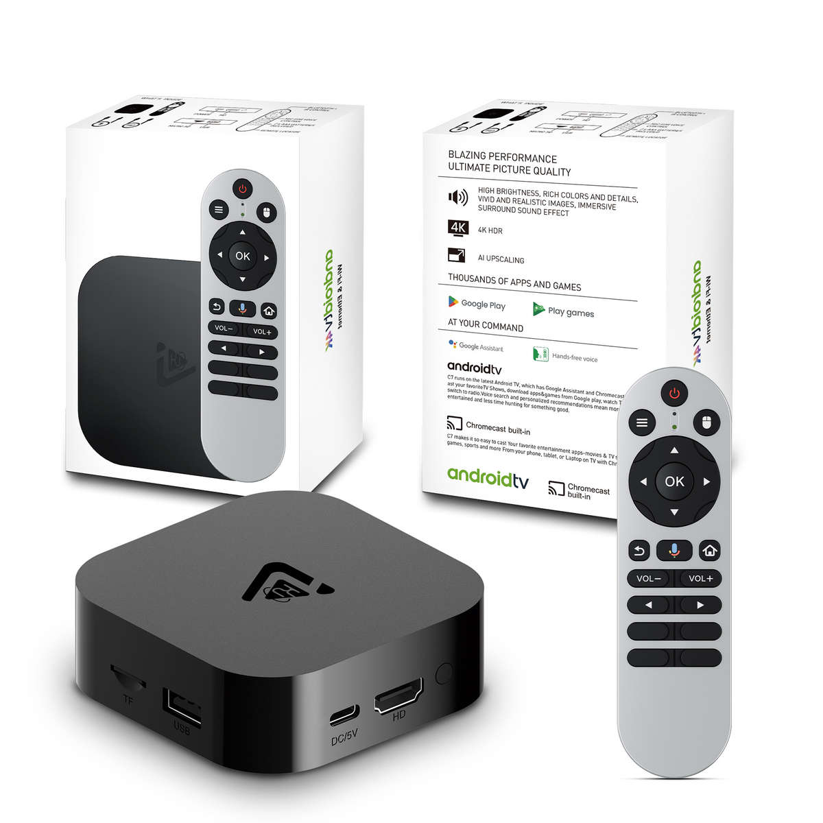 C7 Android TV  BOX 2GB/ 16GB 4K