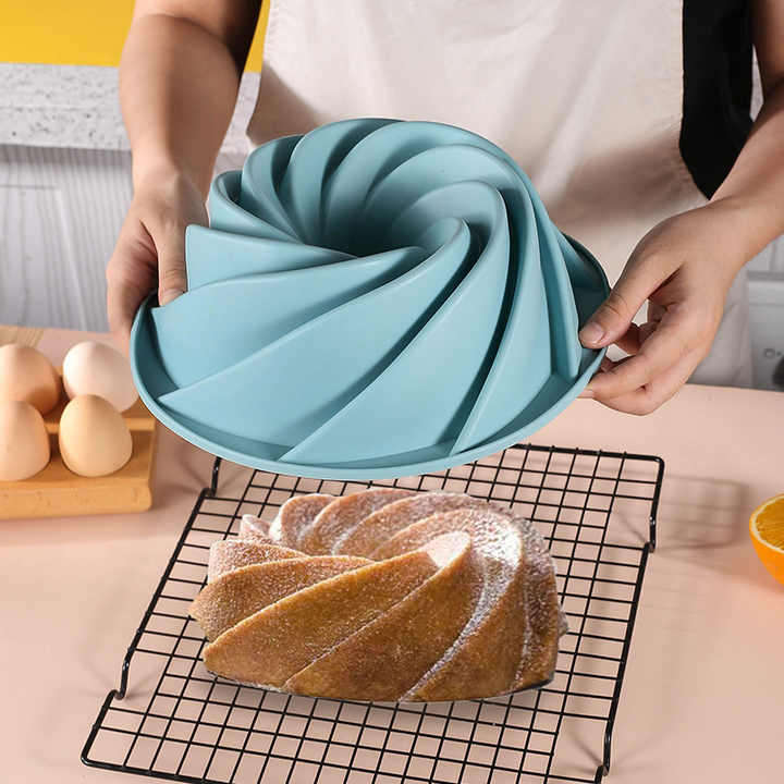 Silicone Kitchen Chiffon Cake Mold Baking Pastry Tools Silicone Household Kitchen Tools Cake Baking
