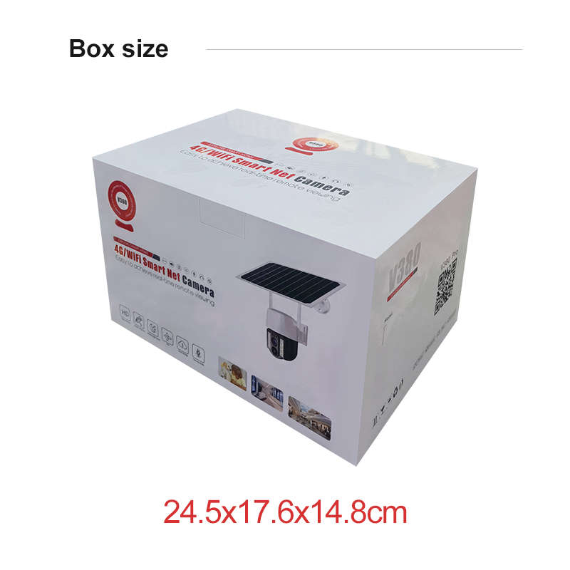 4G Solar Panel Power PTZ Camera V380 Pro 1080P Outdoor Wireless Security 4G Solar Battery CCTV IP C