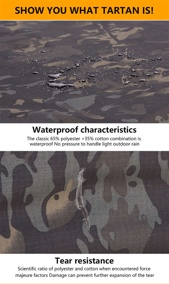 #9 -MultiColor Dark Black Camo Uniform Set + Removable Knee & Elbow Pads