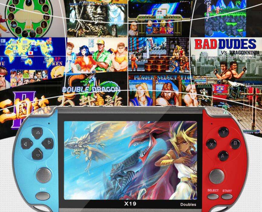 X19 Handheld Game Console 4.3 Inch Screen Video Game Player