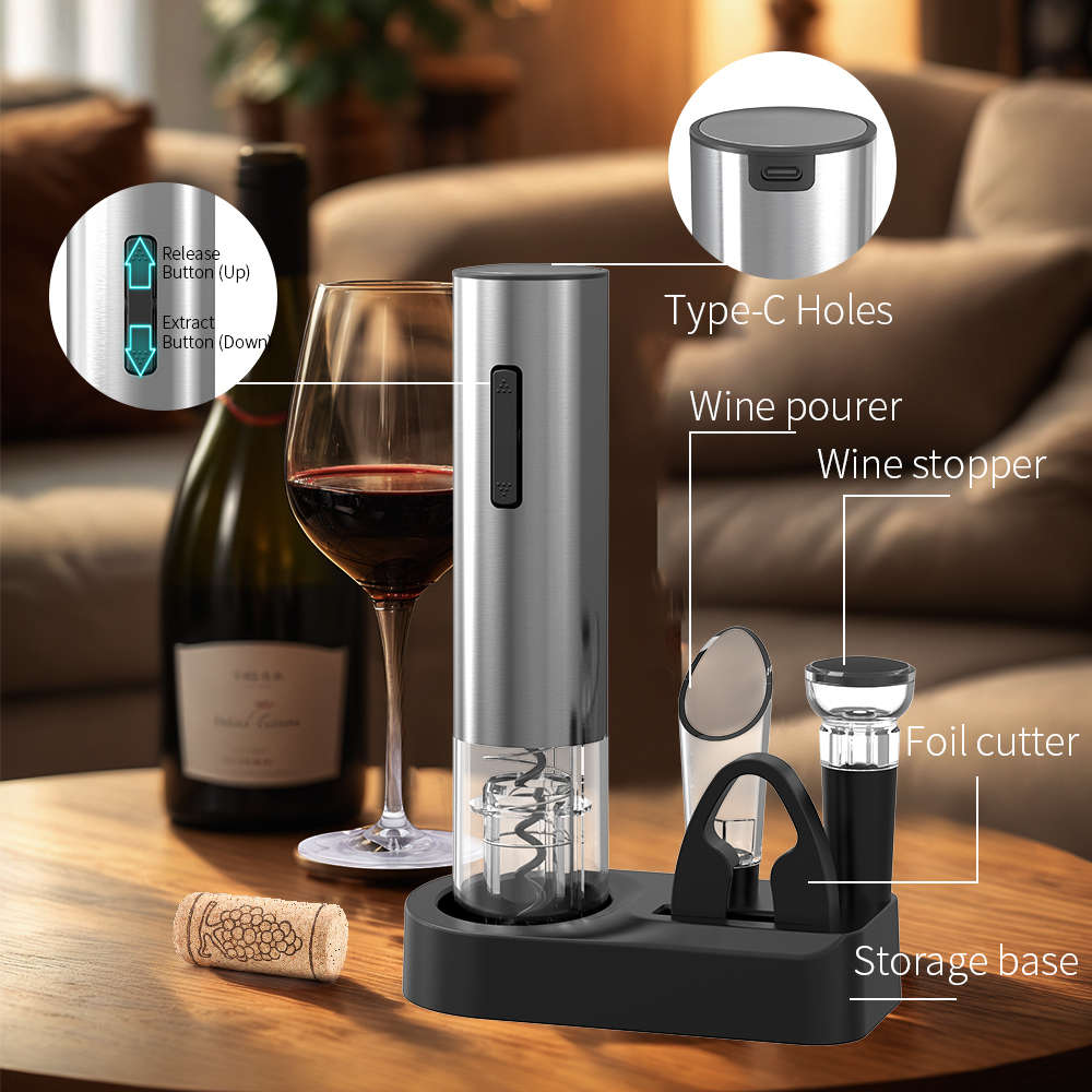 Electric Wine Opener Set