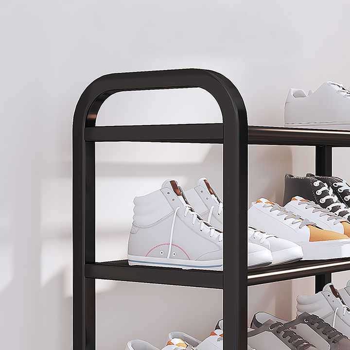 Metal Shoe Rack Multi-layer Storage Rack Sturdy Shoes Stand for Home