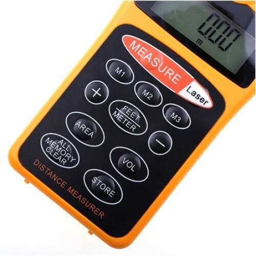 Digital Ultrasonic Laser Distance Meter Rangefinder 0.5m-18m