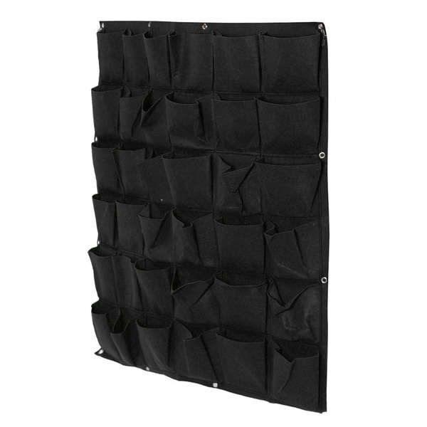 Fine Living 36 Pockets Wall Planer - Black