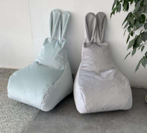Jeronimo Bunny Bean Bag - Grey